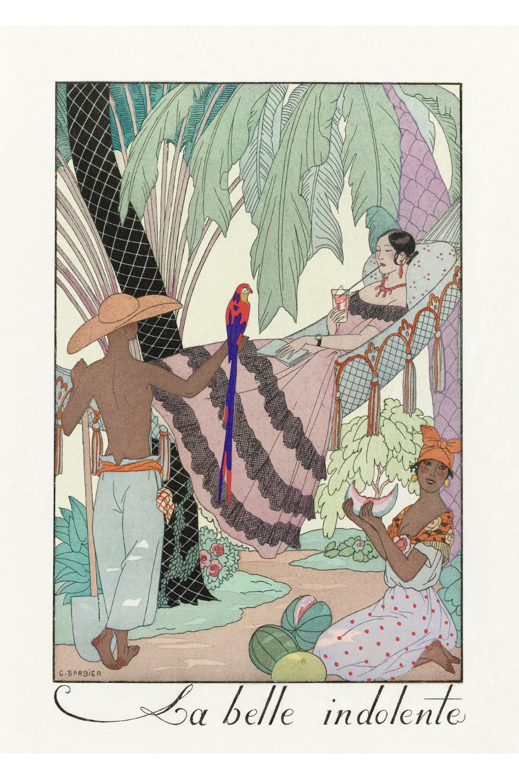 "La Belle Indolente" by George Barbier (1923)