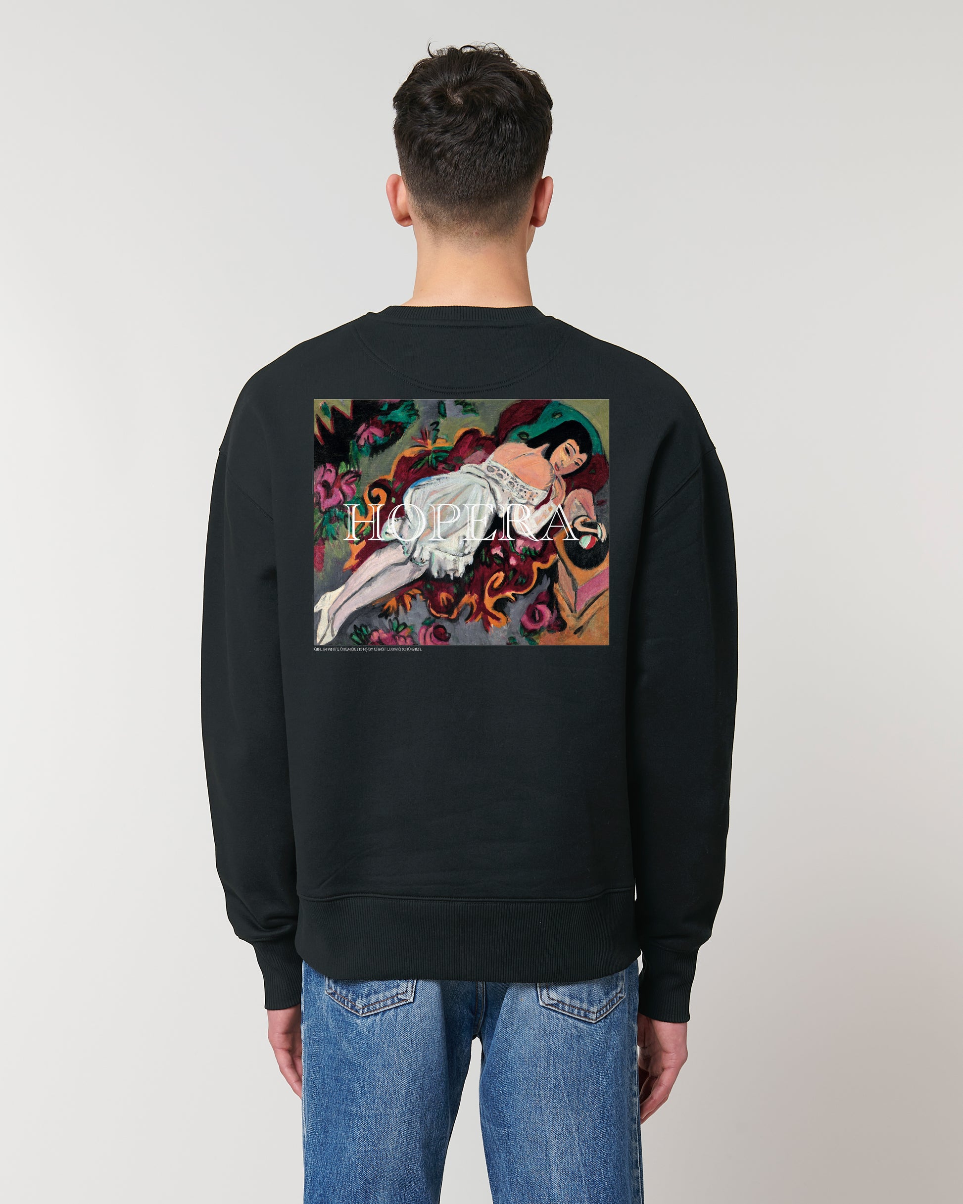 "GIRL IN WHITE CHEMISE" BY ERENST LUDWIG KIRCHNER (1914) SWEATSHIRT