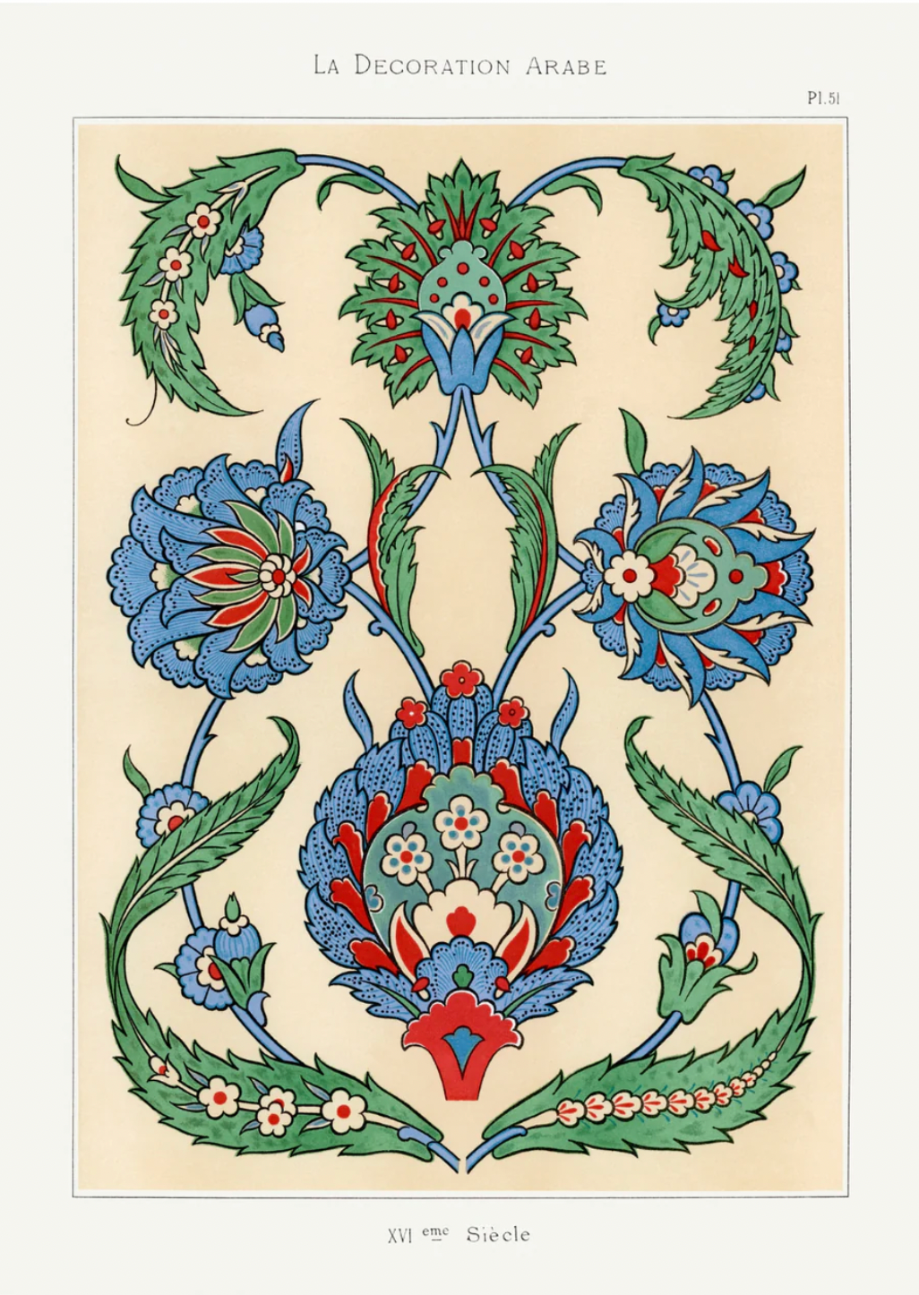 "LA DECORATION ARABE" BY EMILE PRISSE D'AVENNES SWEATSHIRT