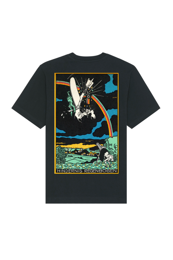 Rainbow Obstacle by Moriz Jung.(1911) Heavy Weight T-Shirt Black