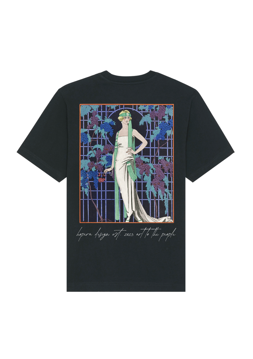 "Des robes dans la nuit" by George Barbier (1921) Heavy Cotton T-shirt