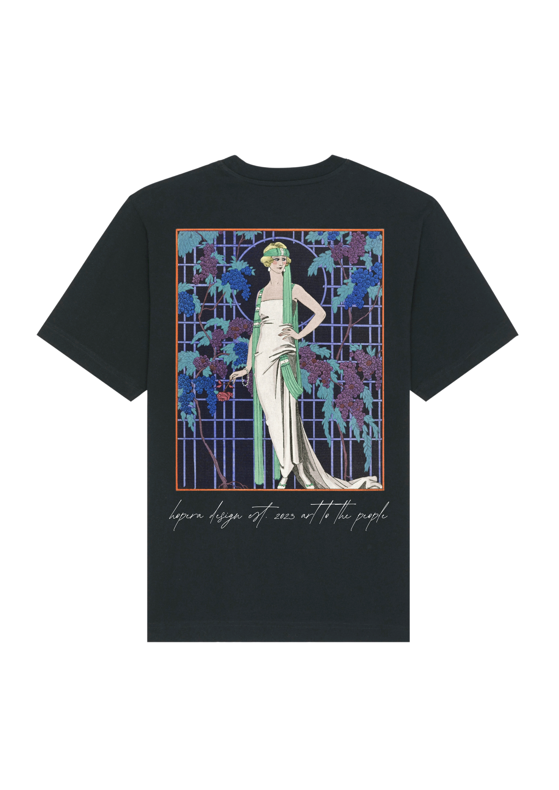 "Des robes dans la nuit" by George Barbier (1921) Heavy Cotton T-shirt