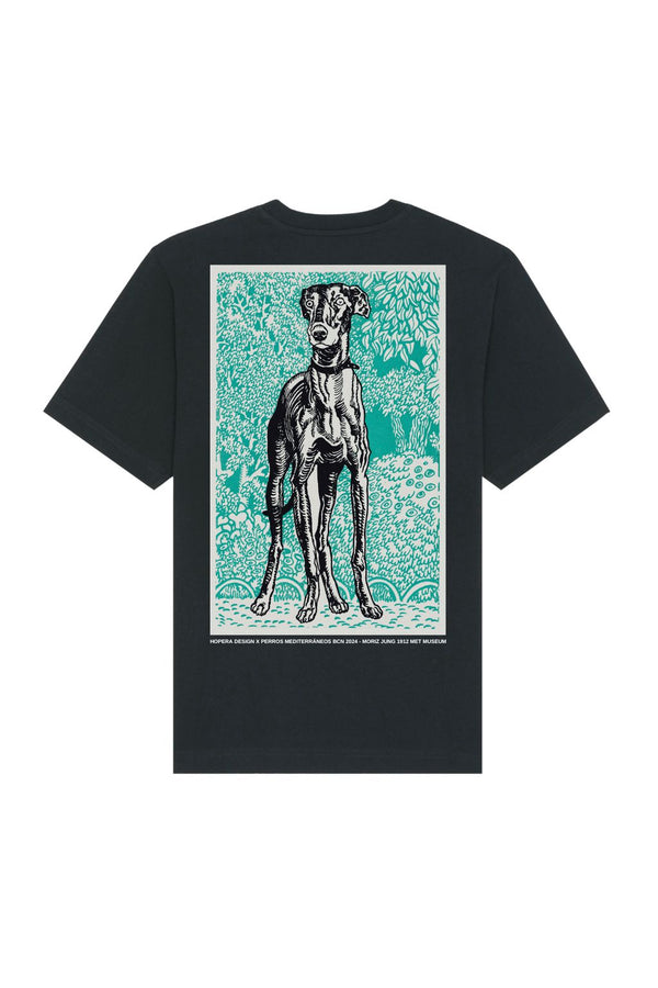 Greyhound 2  (1912) By Moriz Jung T-shirt Black