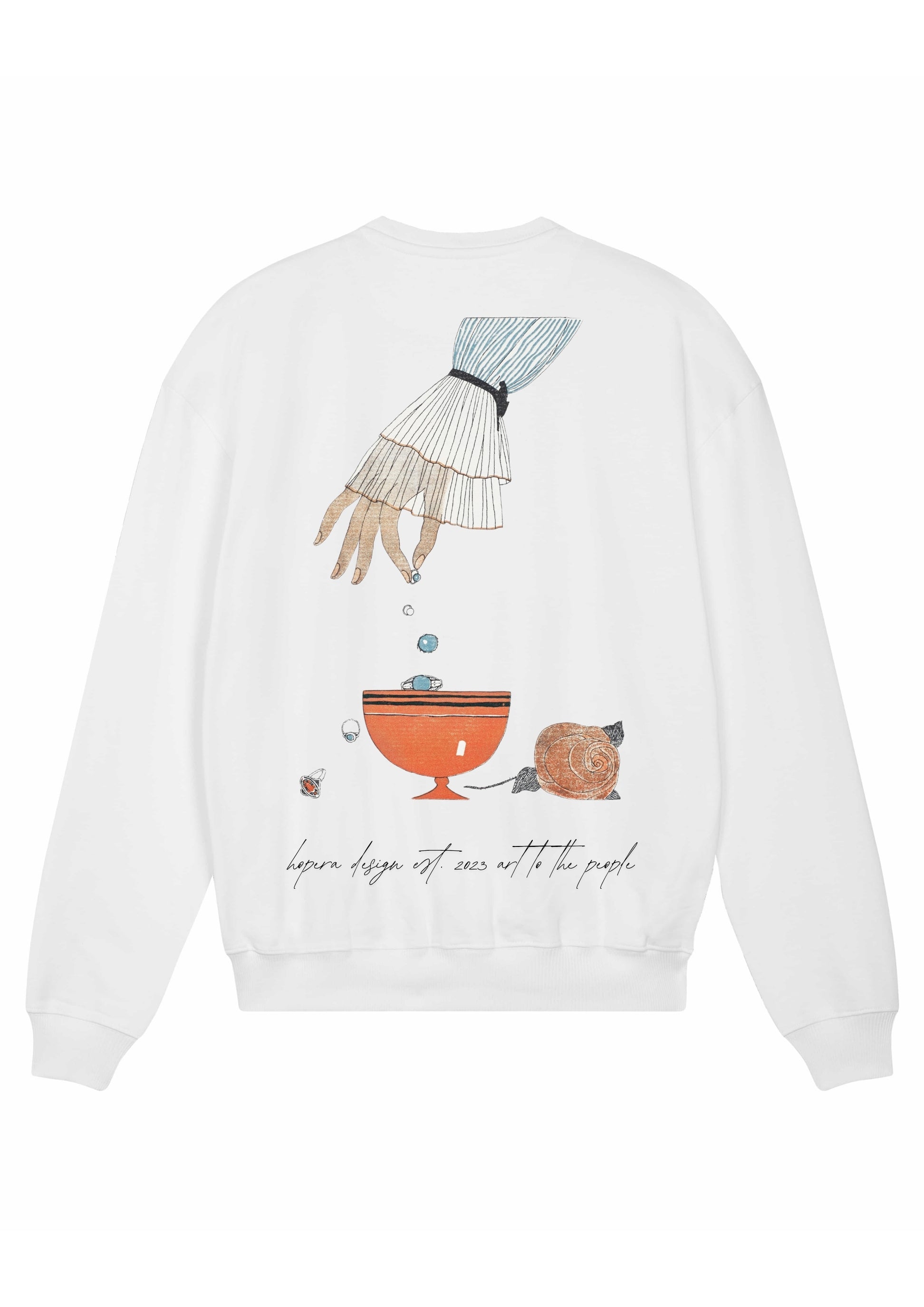 “Quelques Bagues” by Charles Martin (1914) Heavy Cotton Sweater