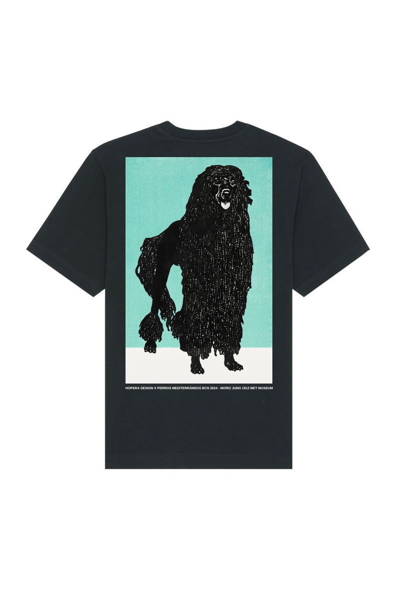 Poodle (1912) By Moriz Jung T-shirt Black