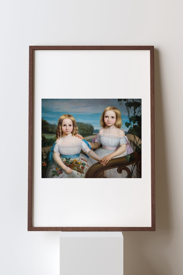 "Olympe and Flore Chauveau" Print