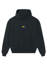 PERROS STAFF -  BLUE V - BLACK HOODIE