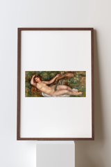 "Femme nue couchée" by Pierre-Auguste Renoir (1910) Print