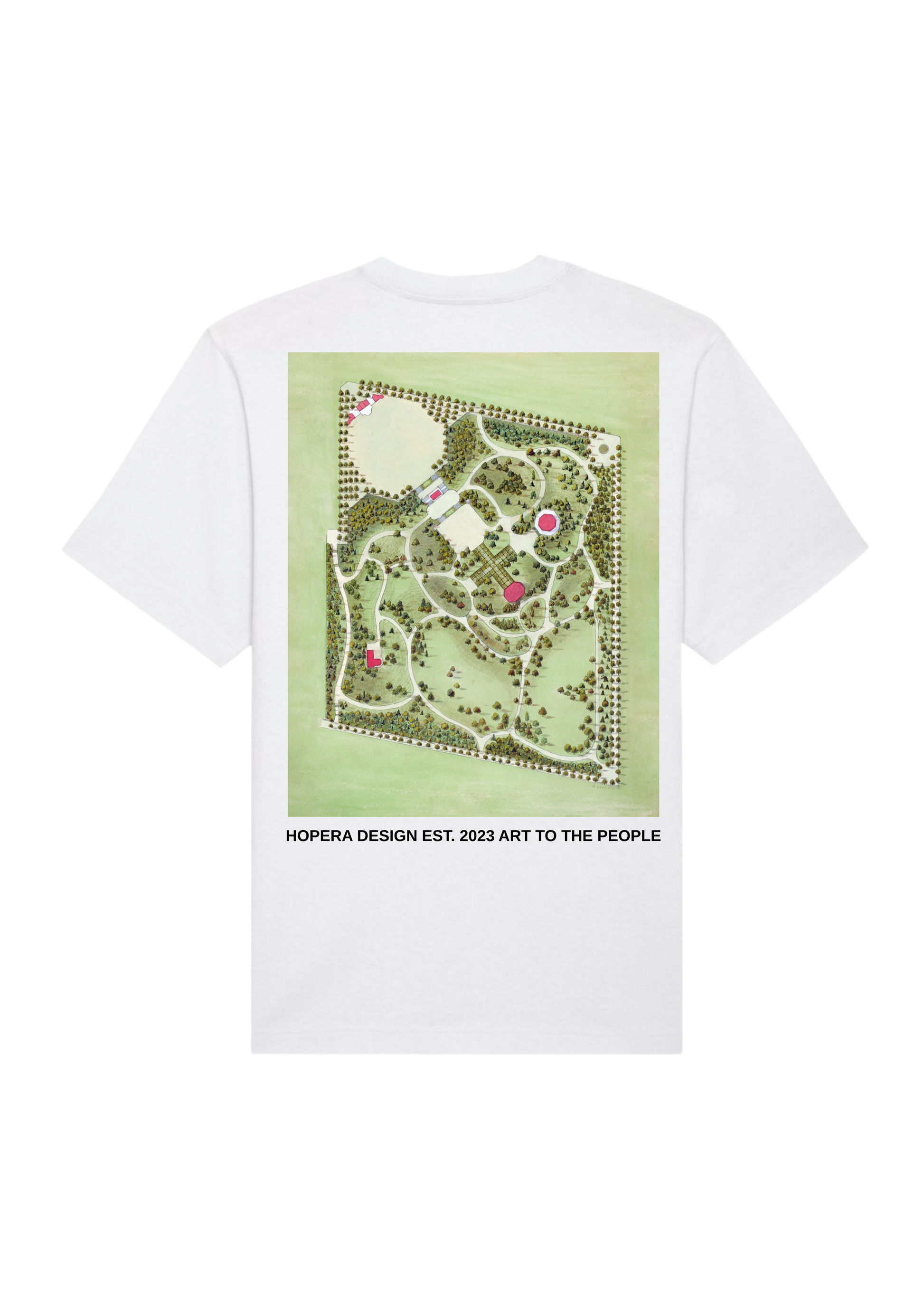 Washington Park (1936) by Meyer Goldbaum Heavy Weight White T-Shirt