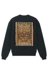 Arabic & Ottoman Monogram Sweatshirt Black