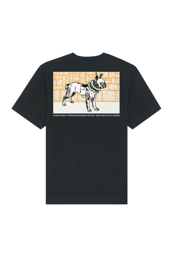 Pitbull Terrier (1912) By Moriz Jung T-shirt Black