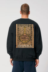 Arabic & Ottoman Monogram Sweatshirt Black