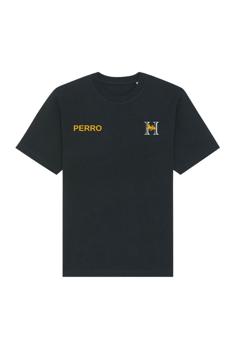 PERROS STAFF - GREEN V - T-SHIRT BLACK