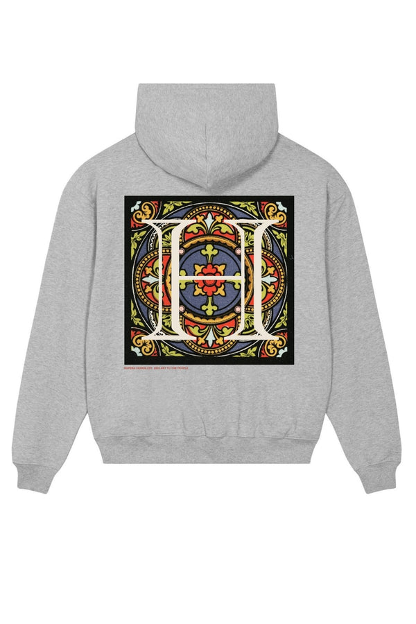 L'ornement Polychrome by Albert Racine (1825–1893) V3 Hoodie Grey