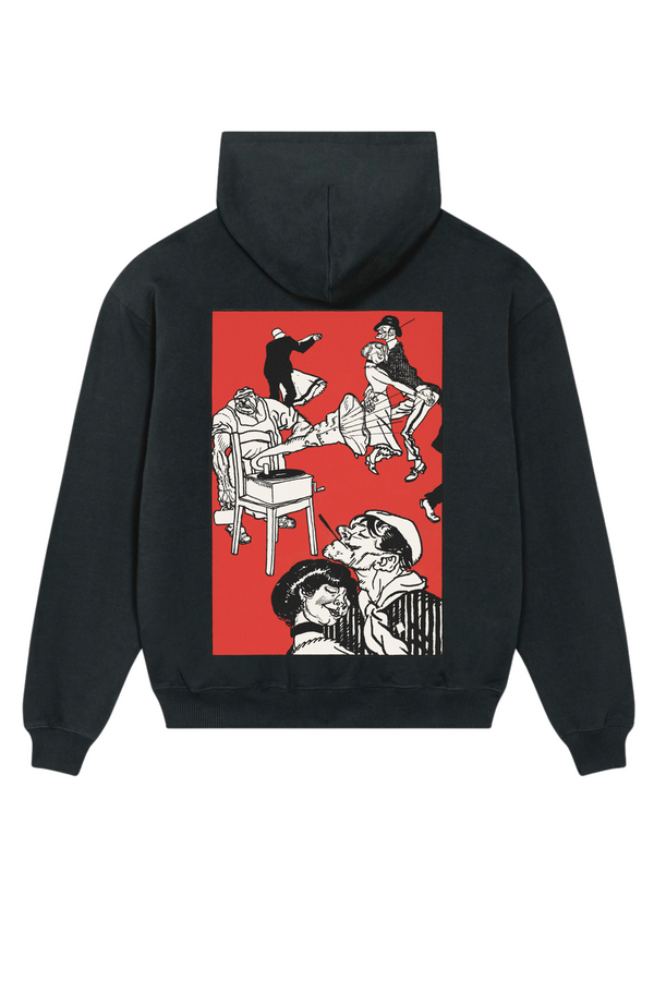 Dancers (Apachentänze!) (1911) by Moriz Jung Hoodie Black