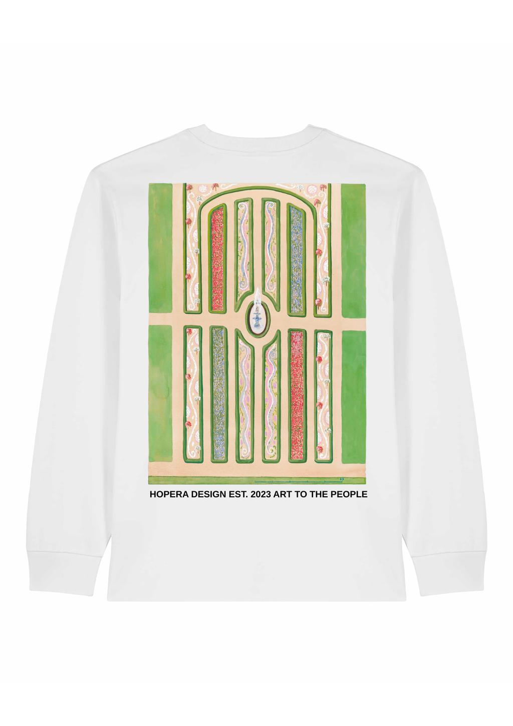 Parterre (1936) by Meyer Goldbaum & William Merklin Heavy Weight Natural Raw Long Sleeve T-Shirt