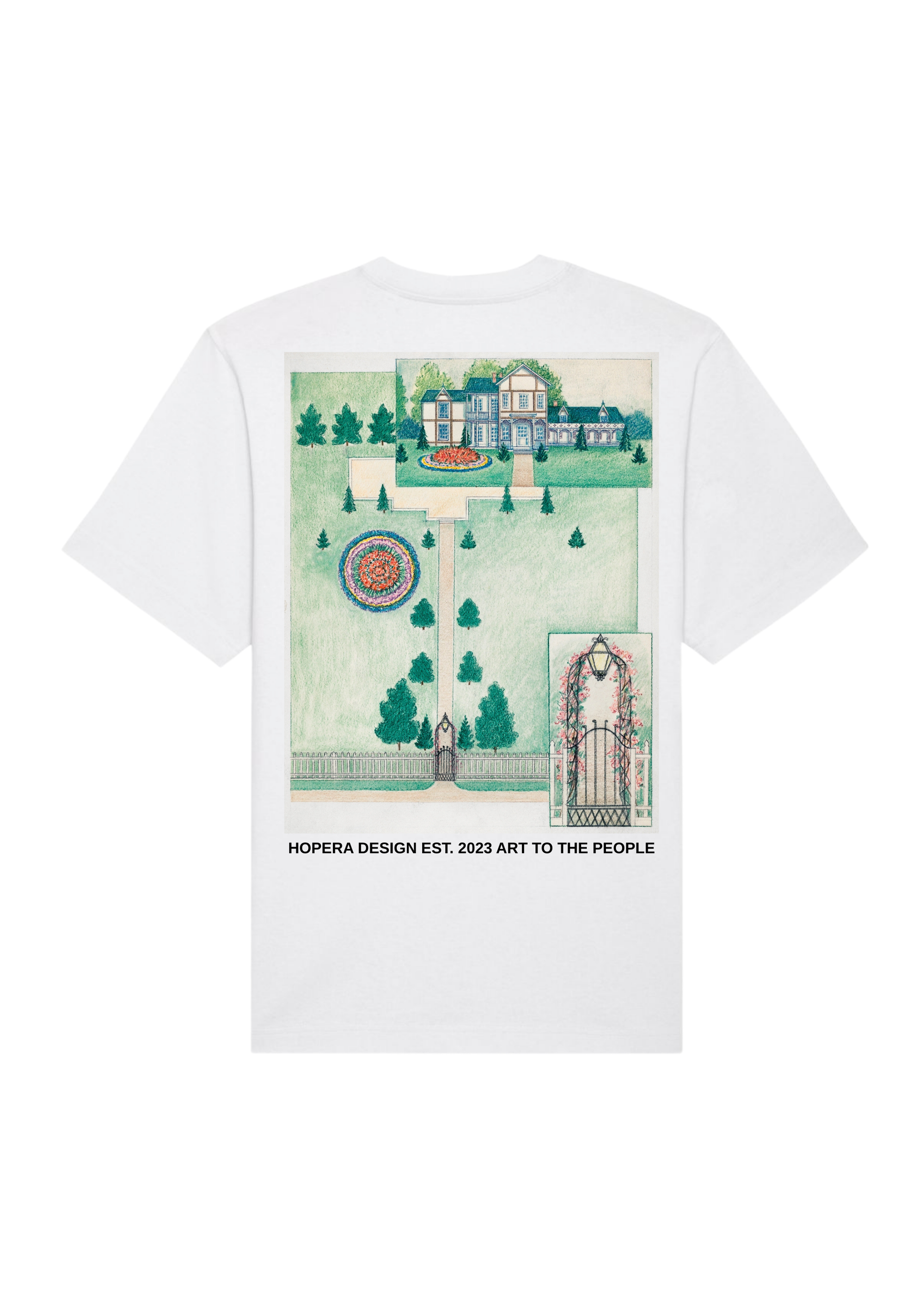 Wood Residence (1936) by Tabea Hosier Heavy Weight White T-Shirt