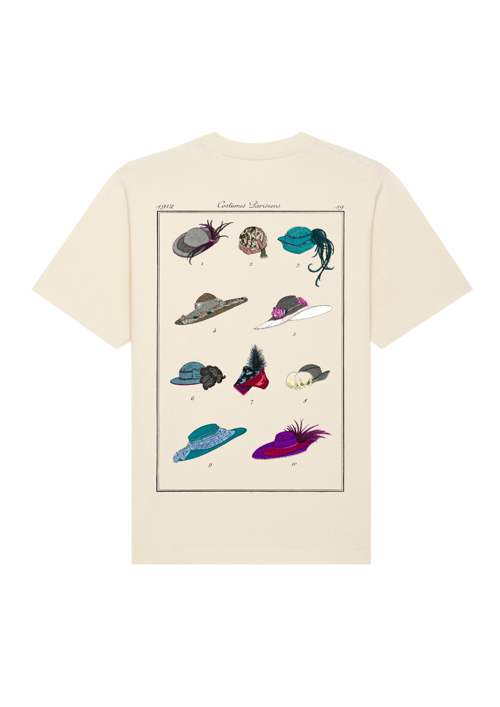 “Chapeaux d’Automne" (1912) Heavy Cotton T-shirt