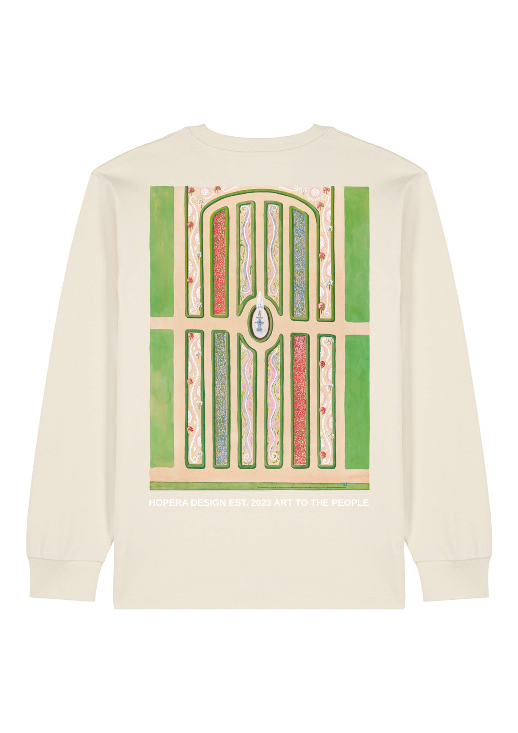 Parterre (1936) by Meyer Goldbaum & William Merklin Heavy Weight Natural Raw Long Sleeve T-Shirt