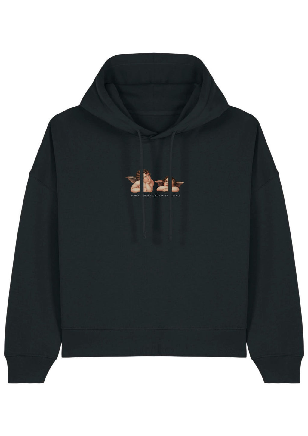 Cherubs after Raphael (1890) - Women's Hoodie - Black