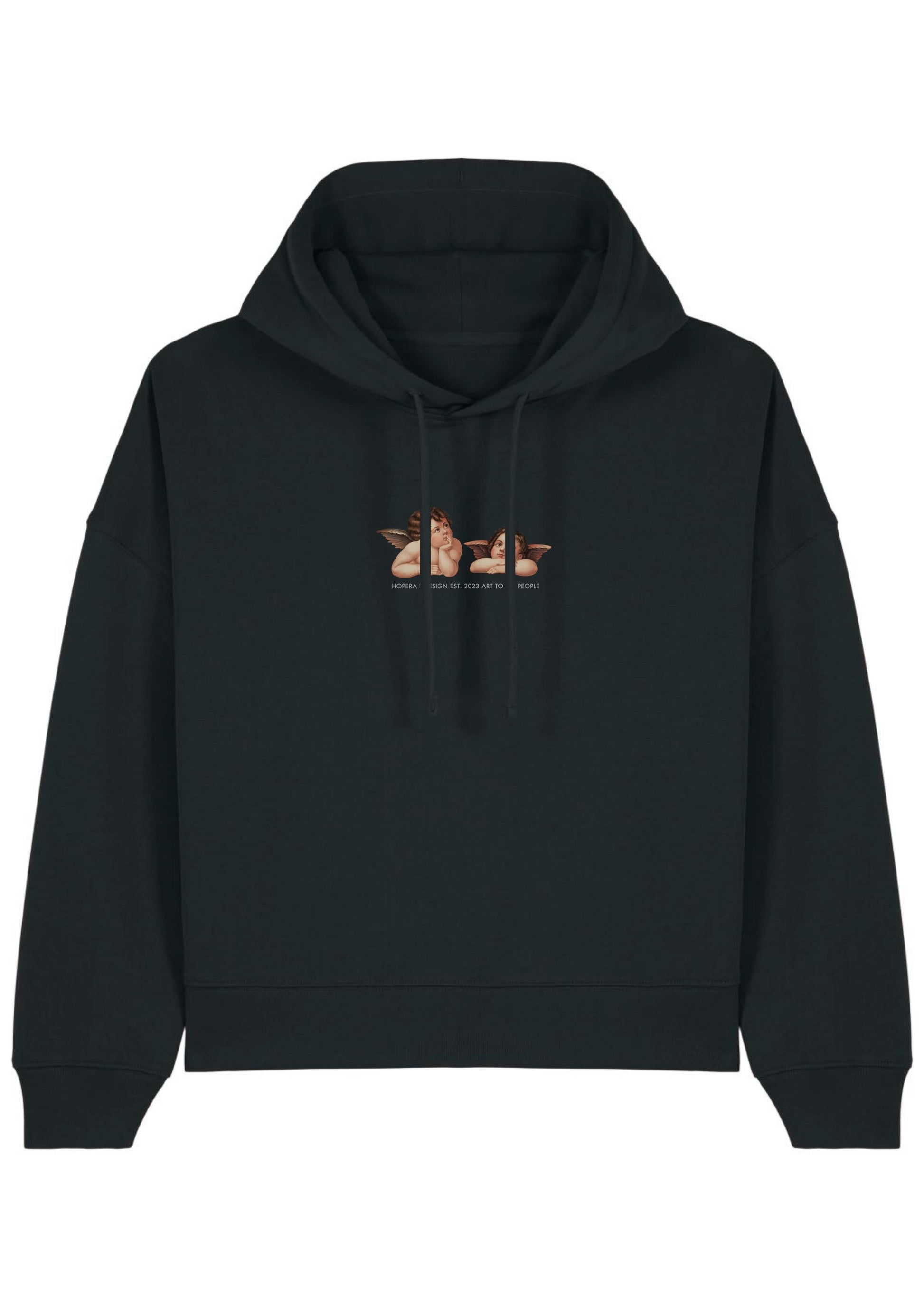 Cherubs after Raphael (1890) - Women's Hoodie - Black