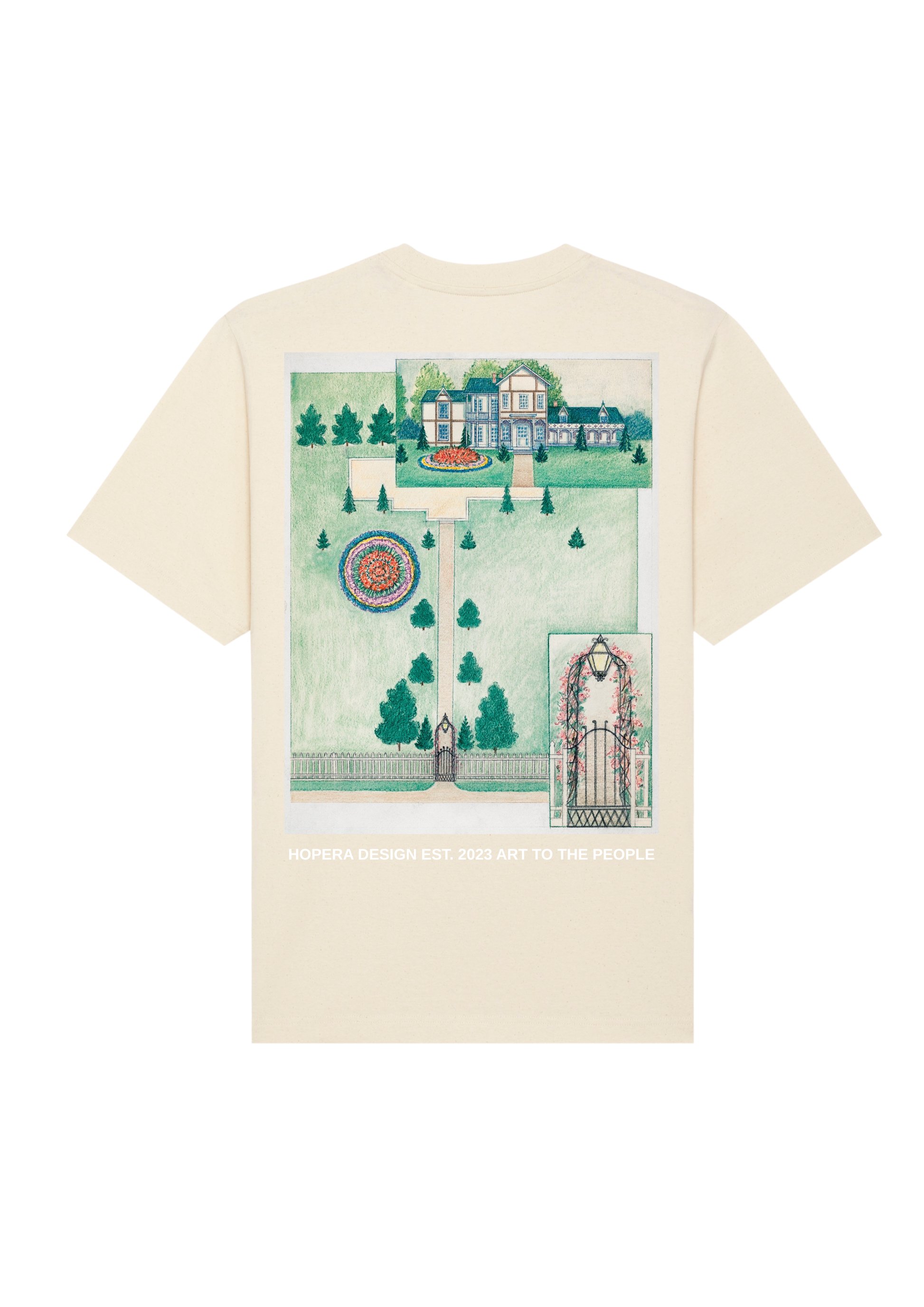 Wood Residence (1936) by Tabea Hosier Heavy Weight White T-Shirt
