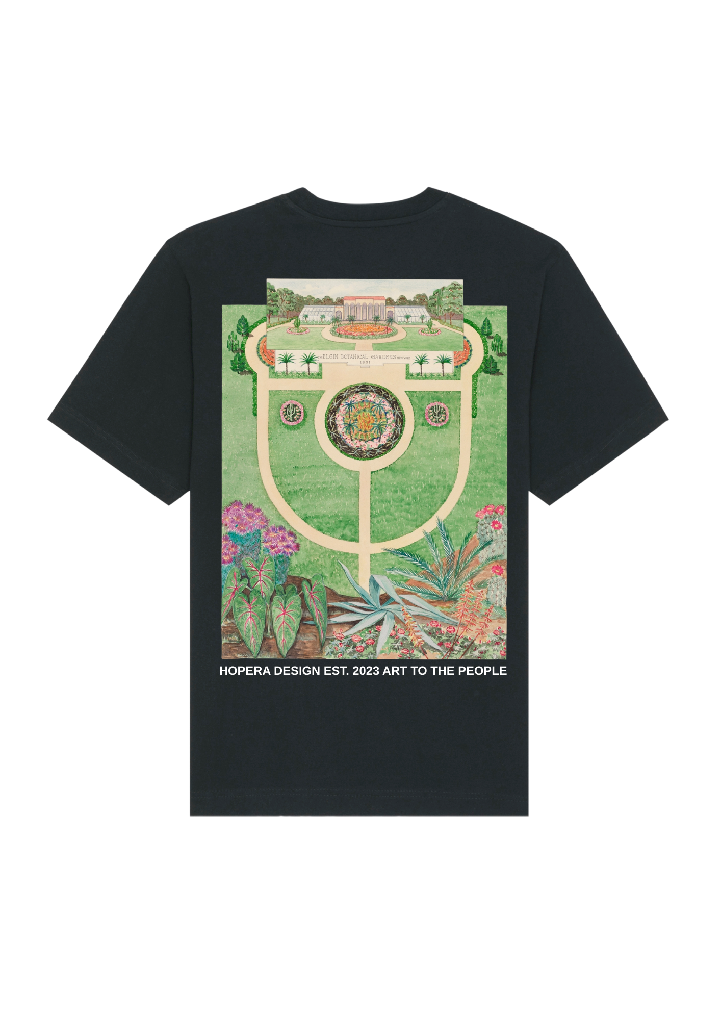 Elgin Botanical Gardens (1936) by Tabea Hosier Heavy Weight White T-Shirt
