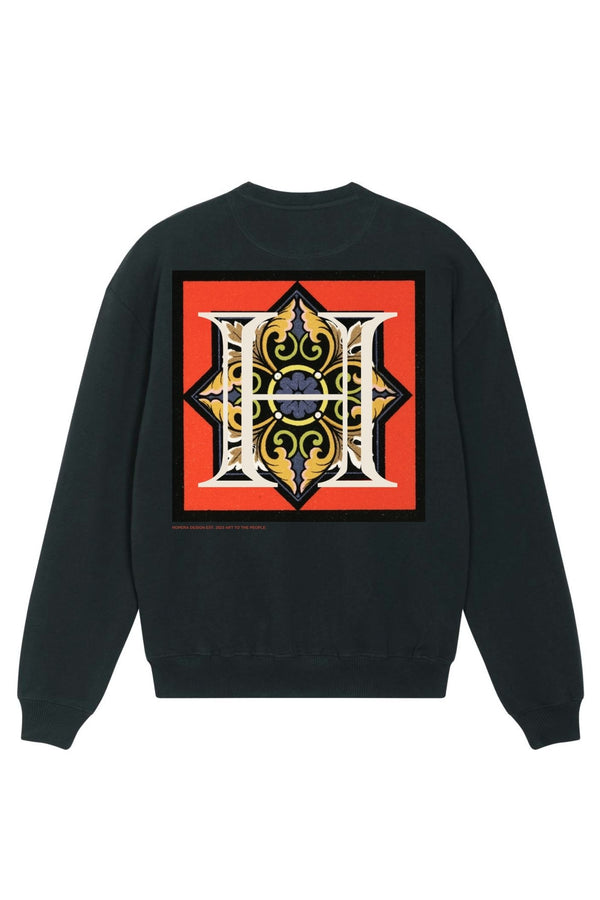 L'ornement Polychrome by Albert Racine (1825–1893) V4 Sweatshirt Black