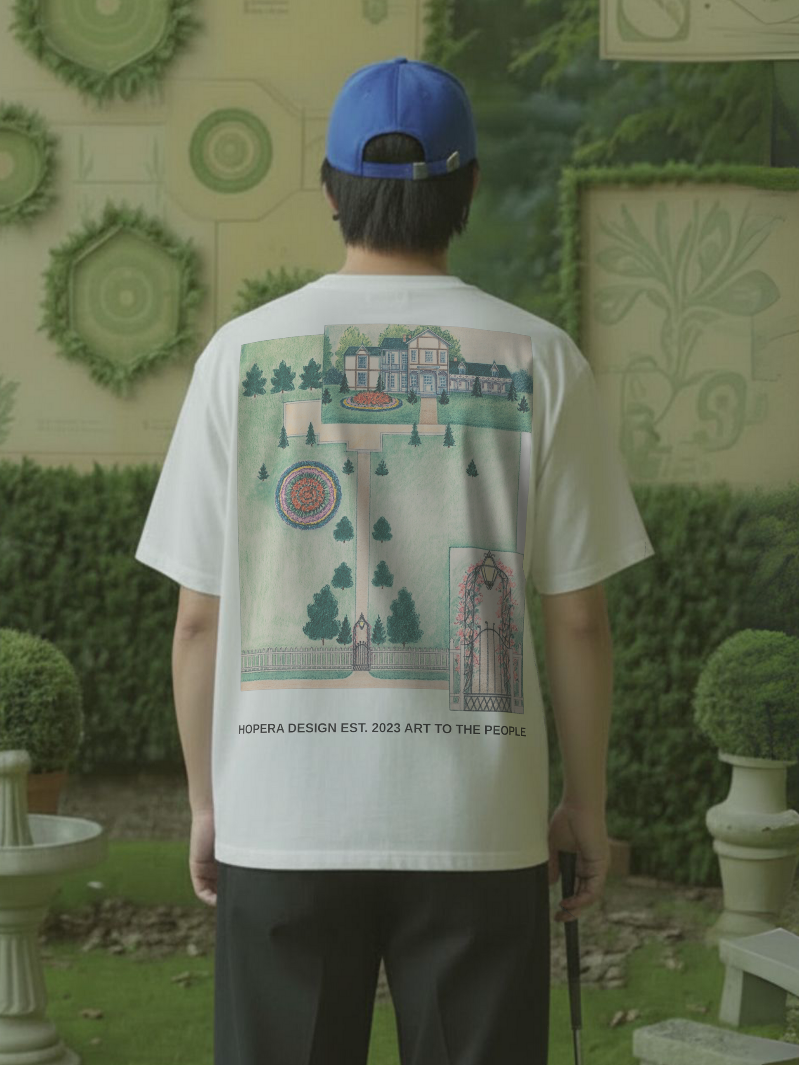 Wood Residence (1936) by Tabea Hosier Heavy Weight White T-Shirt