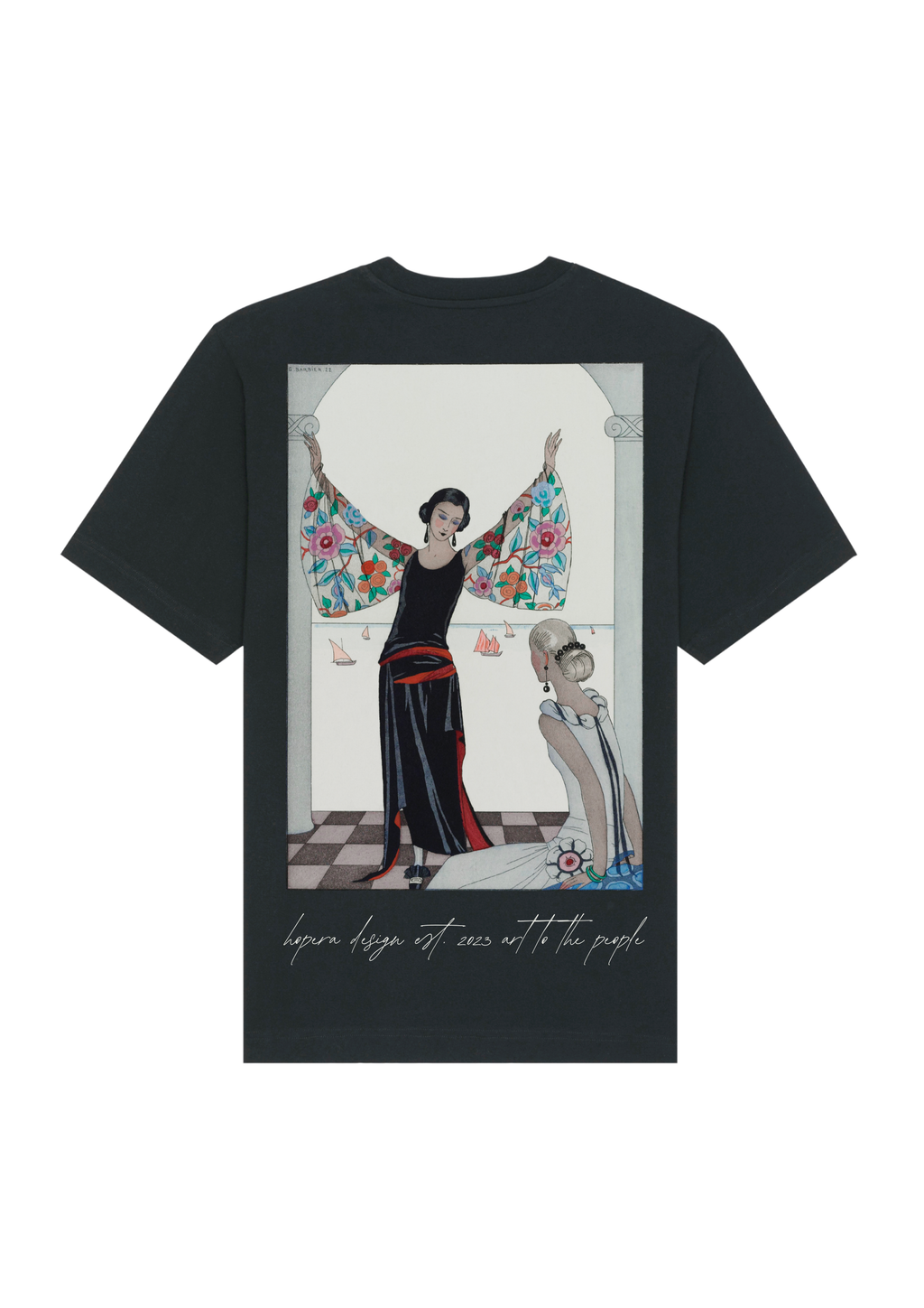 "Voici mes ailes!" (1923) by George Barbier Heavy Cotton T-shirt