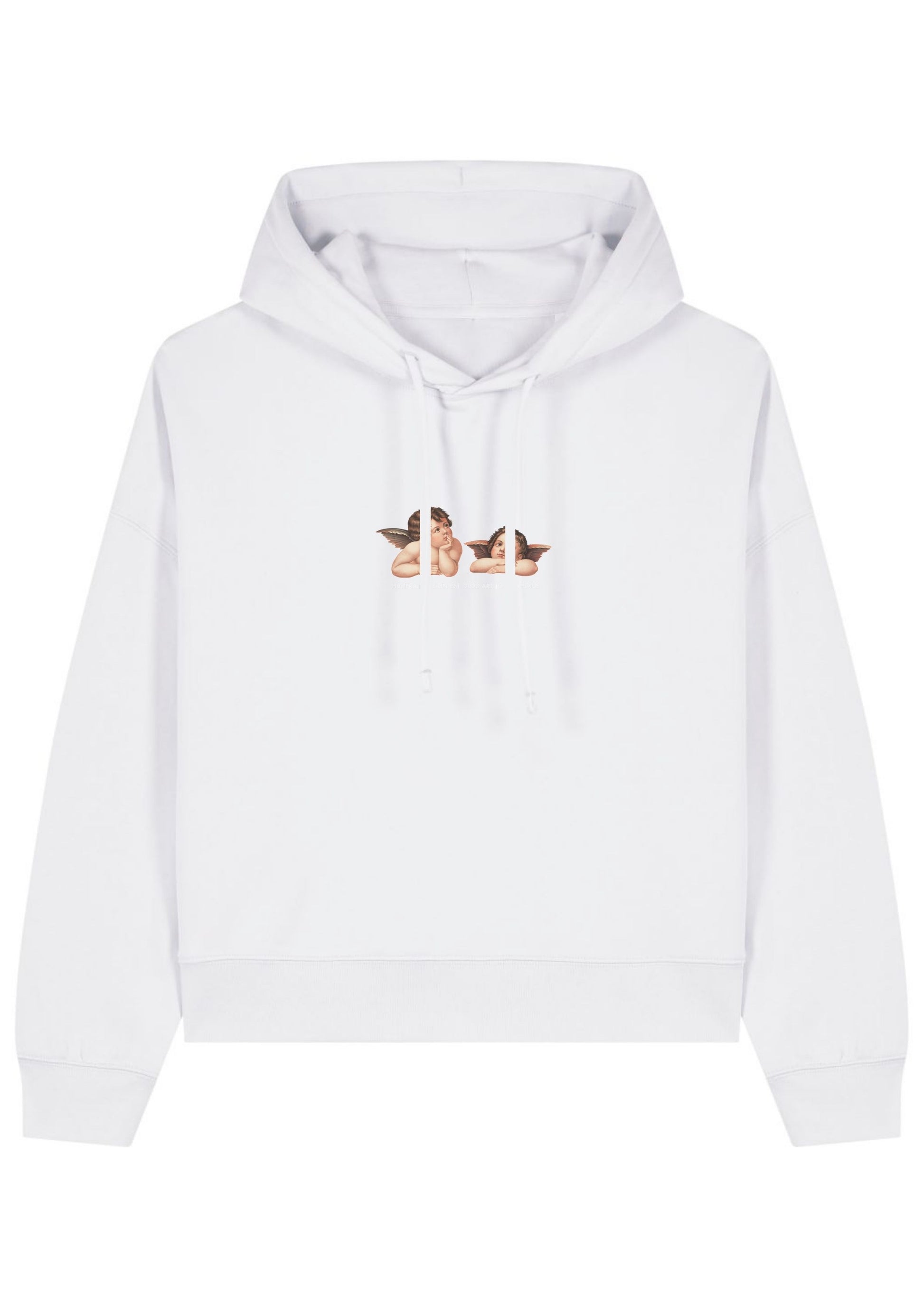 Cherubs after Raphael (1890) - Women's Hoodie - White