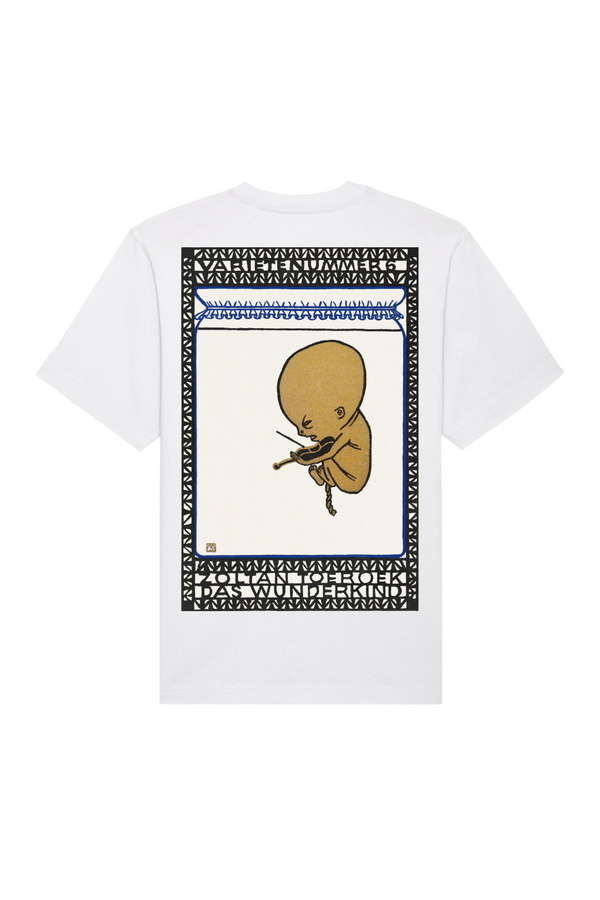 Child Prodigy (1911) by Moriz Jung - Heavy Weight T-Shirt White