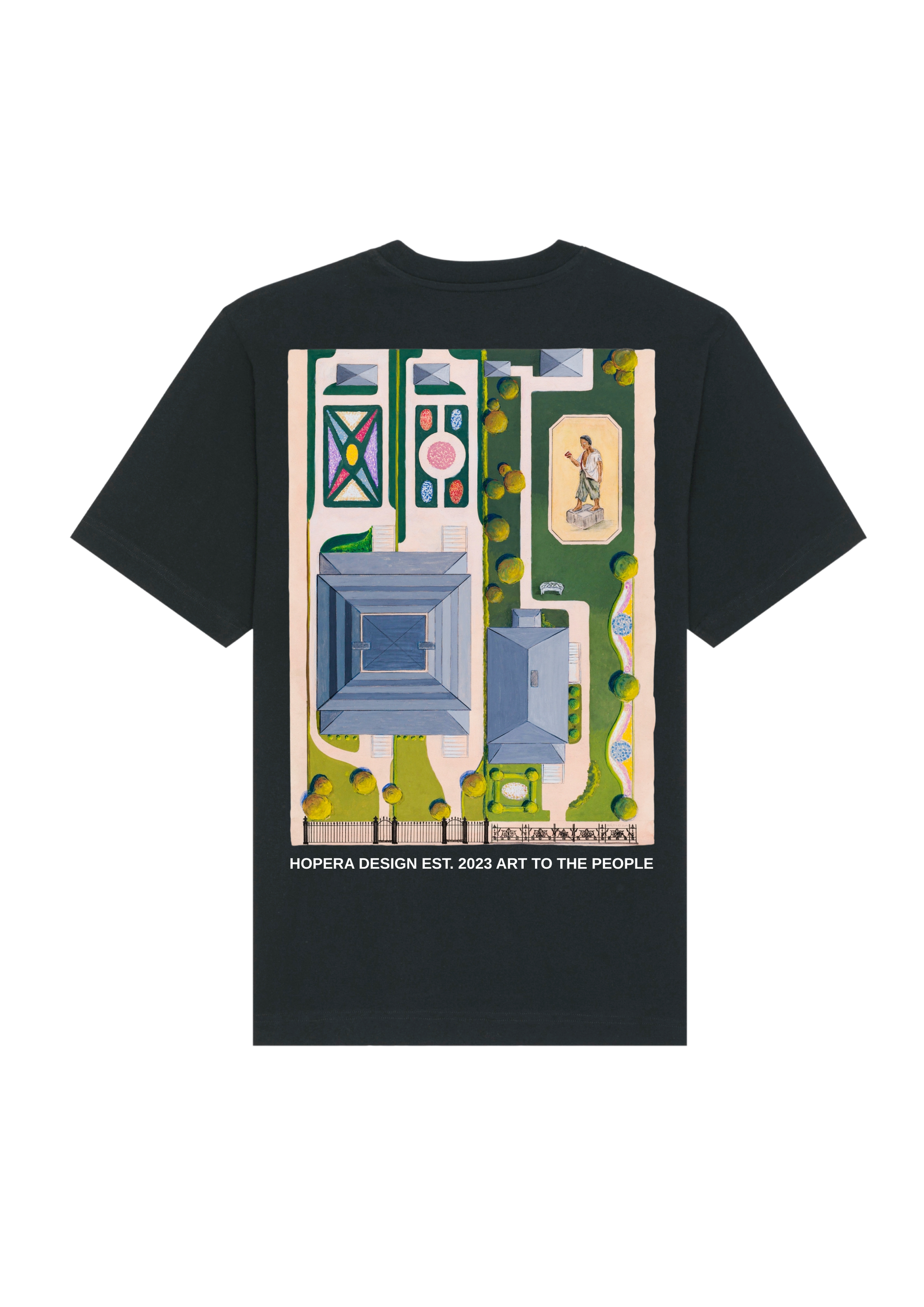 Ward and Green Gardens (1936) by Meyer Goldbaum Heavy Weight White T-Shirt