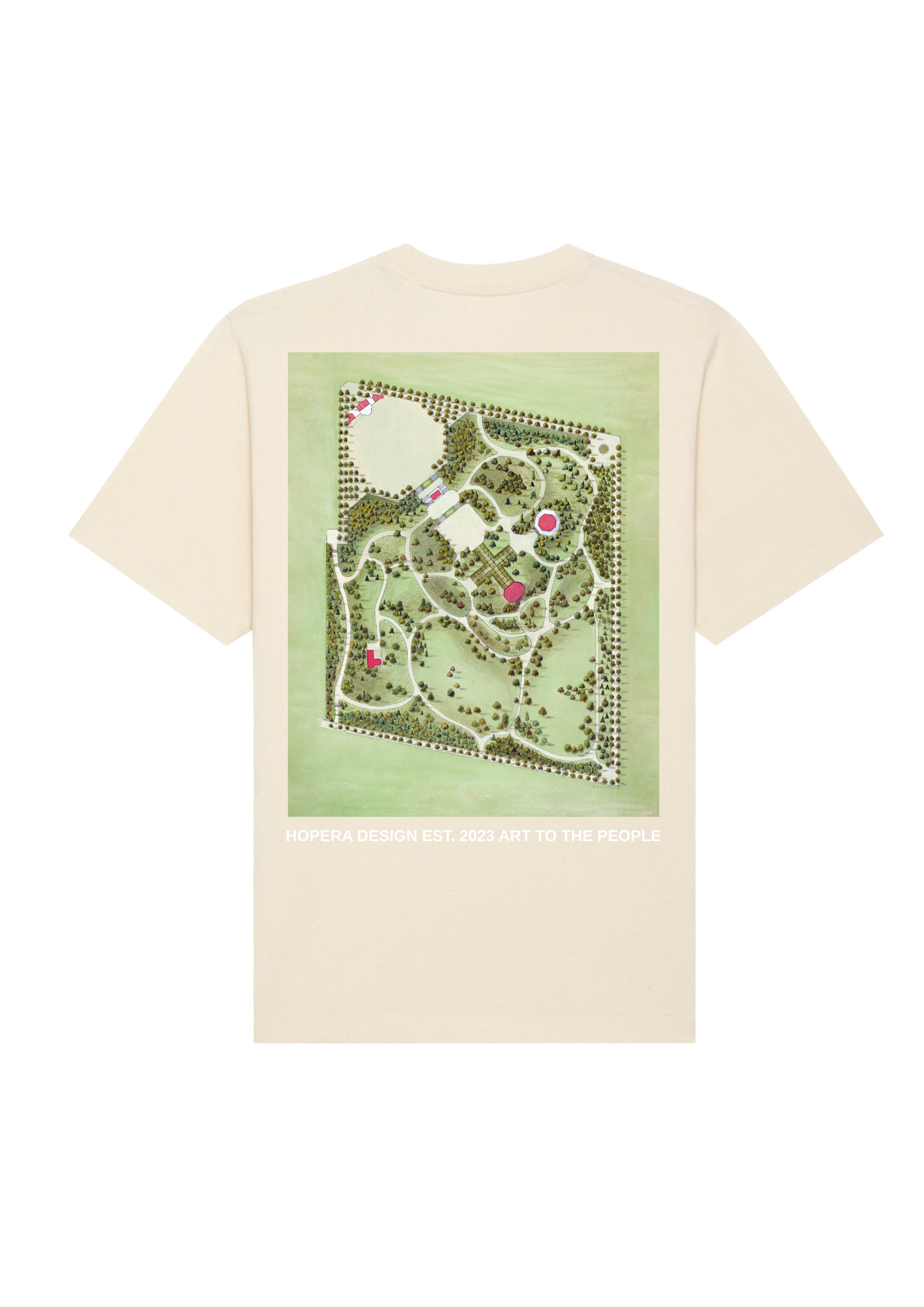 Washington Park (1936) by Meyer Goldbaum Heavy Weight White T-Shirt