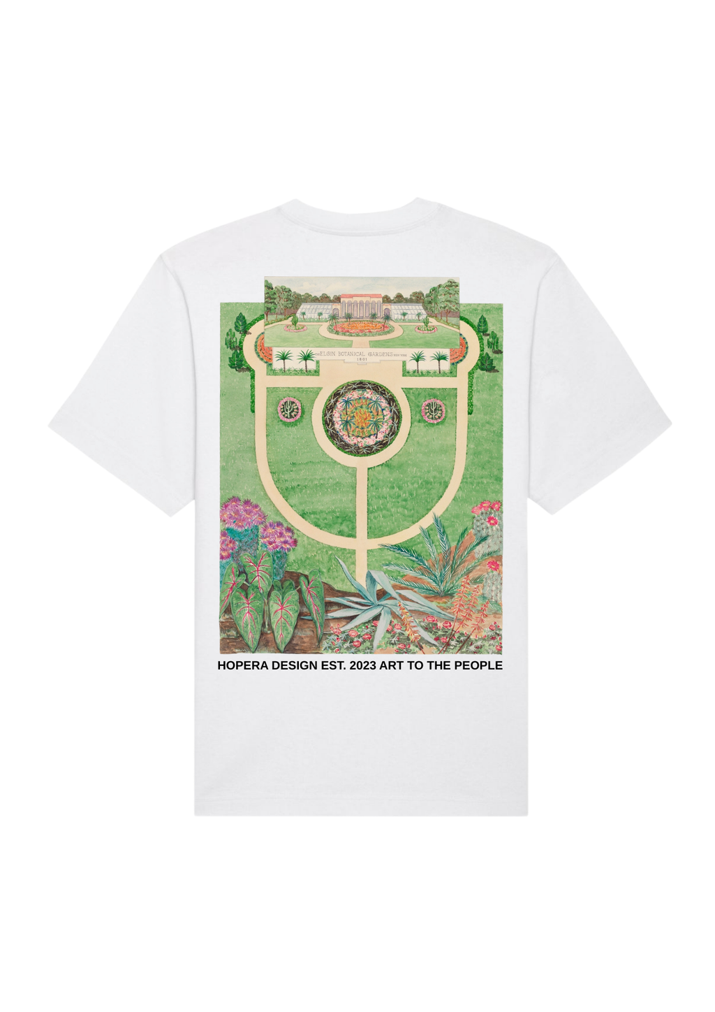 Elgin Botanical Gardens (1936) by Tabea Hosier Heavy Weight White T-Shirt