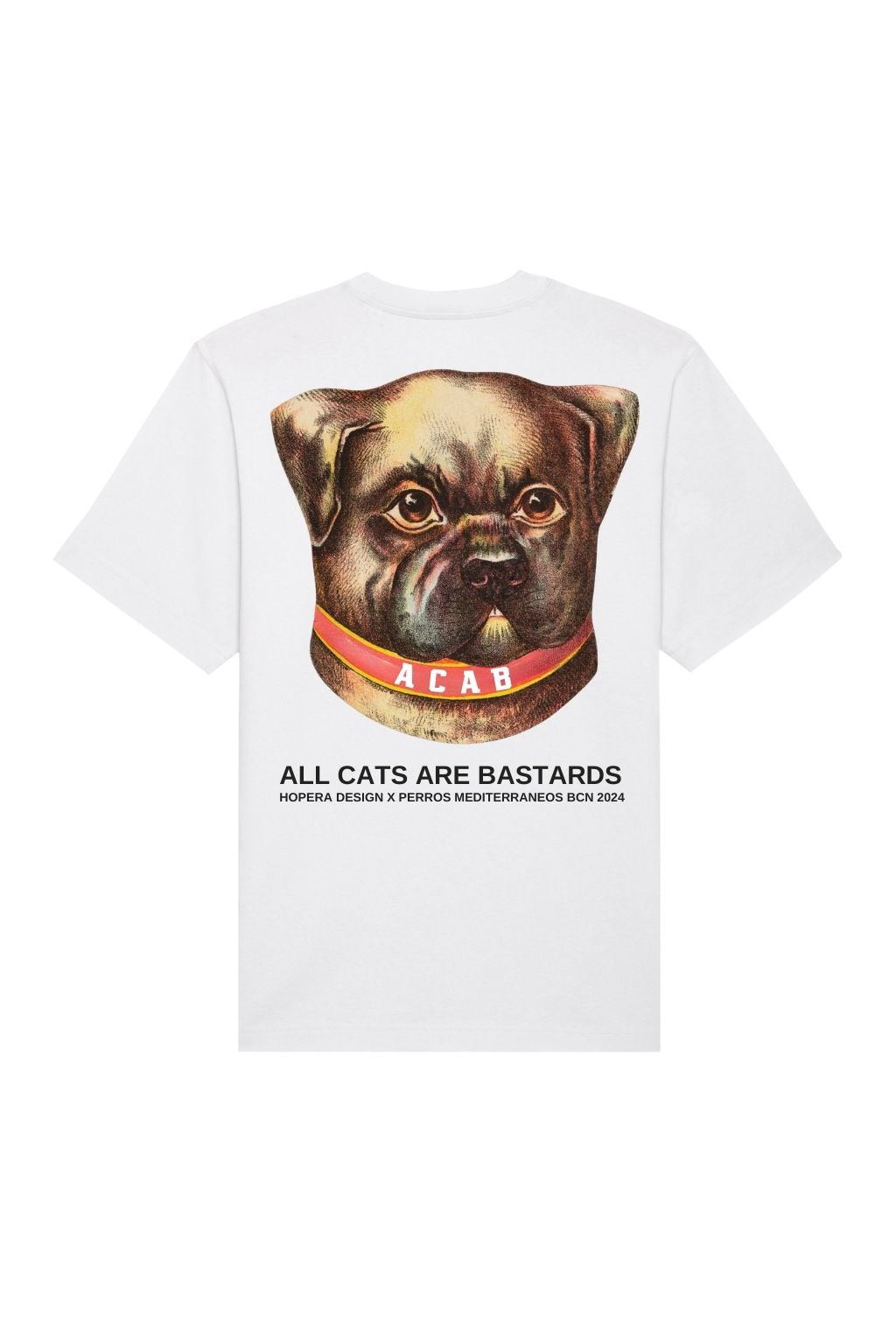 ACAB - ALL CATS ARE BASTARDS T-SHIRT WHITE