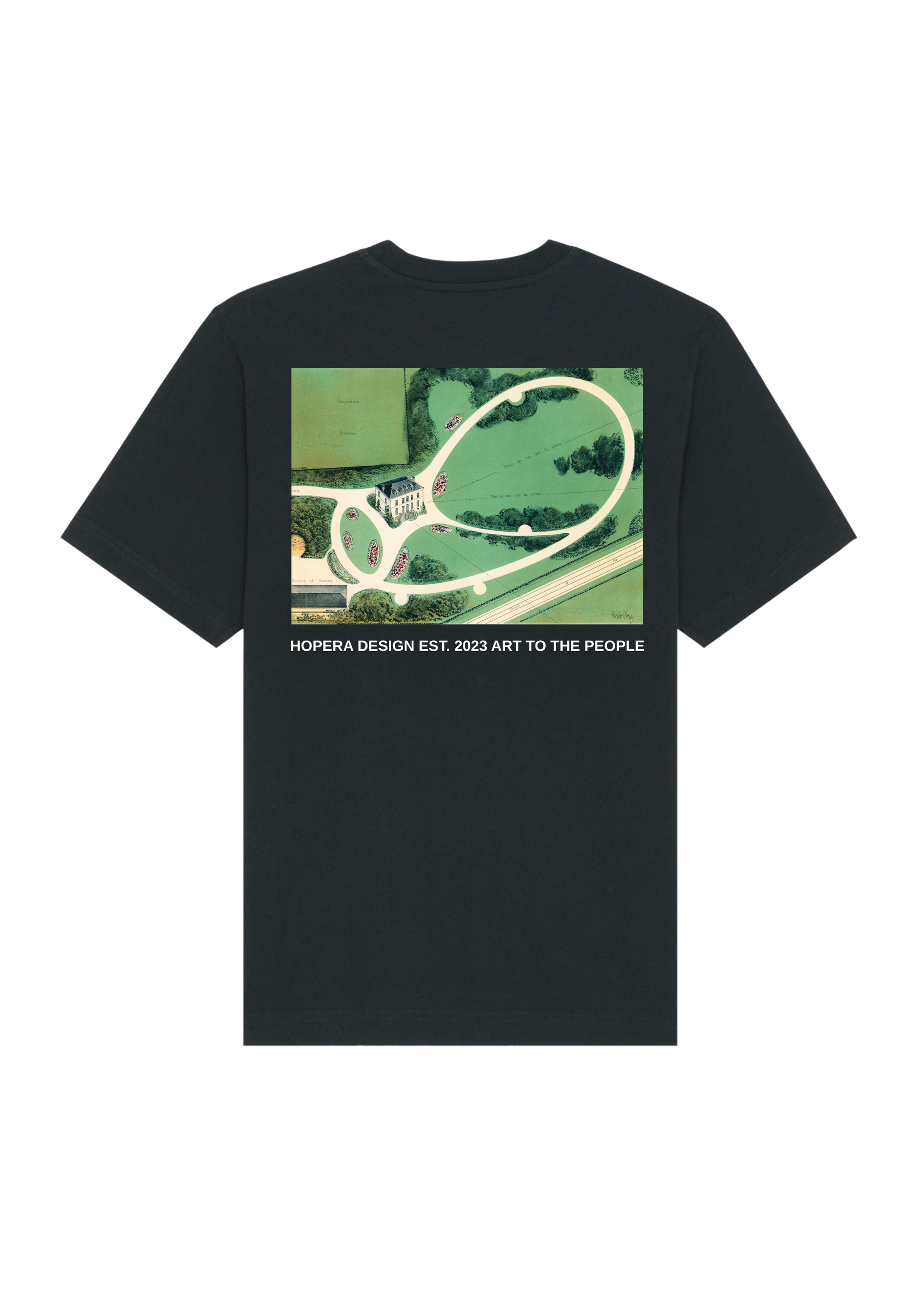Parcs et Jardins des Environs de Paris (1850) by Victor Petit Heavy Weight White T-Shirt