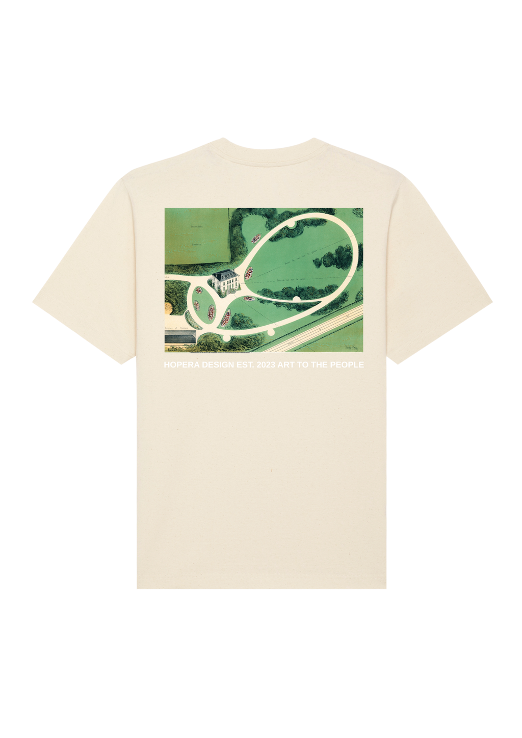 Parcs et Jardins des Environs de Paris (1850) by Victor Petit Heavy Weight White T-Shirt
