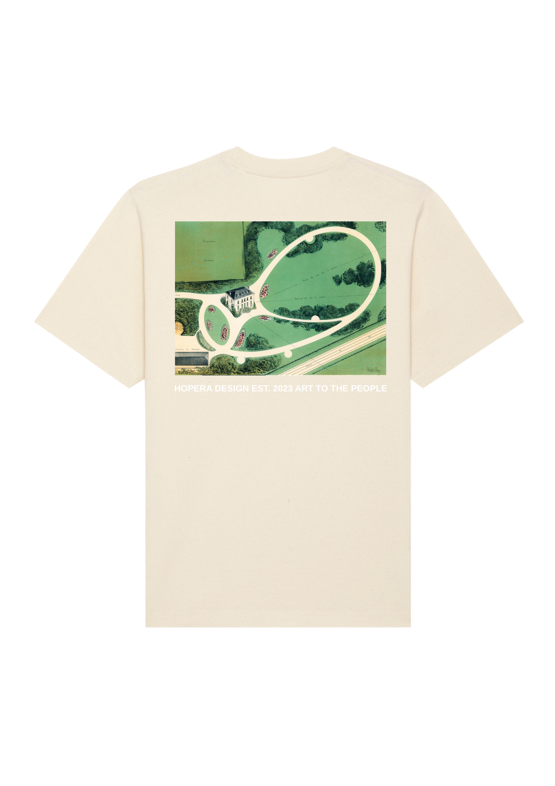Parcs et Jardins des Environs de Paris (1850) by Victor Petit Heavy Weight White T-Shirt