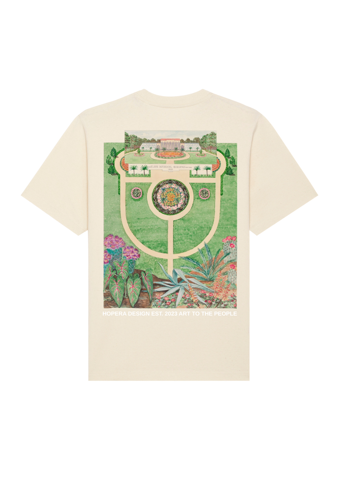 Elgin Botanical Gardens (1936) by Tabea Hosier Heavy Weight White T-Shirt