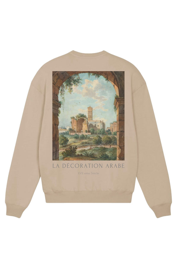 Landscape, Architectural Illustration, 17th Century Sweatshirt Send