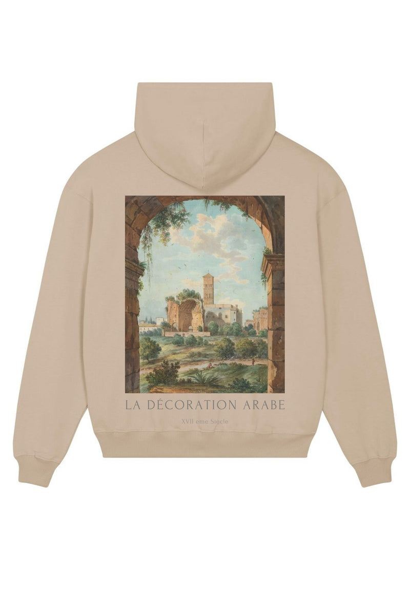 Landscape, Architectural Illustration, 17th Century Hoodie Send