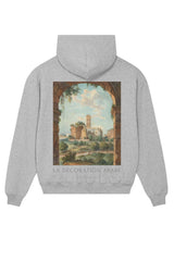 Landscape, Architectural Illustration, 17th Century Hoodie Grey