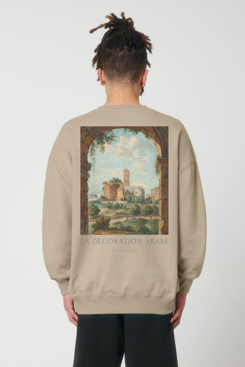 Landscape, Architectural Illustration, 17th Century Sweatshirt Send