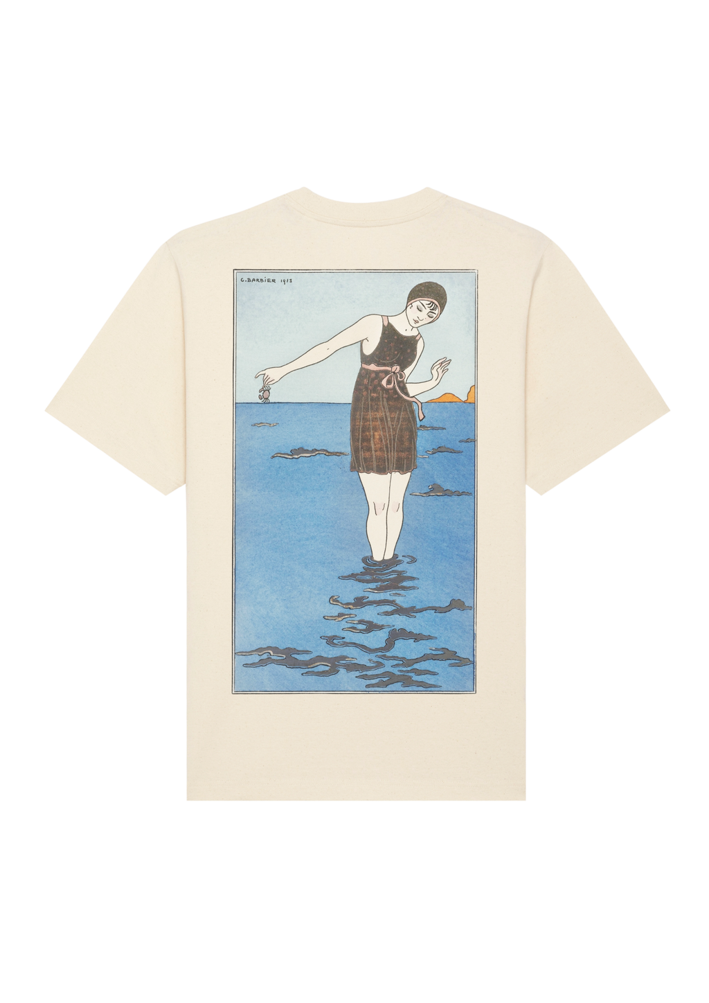 Costumes Parisiens: Grande robe du soir (1913) by G. Barbier Heavy Cotton T-shirt