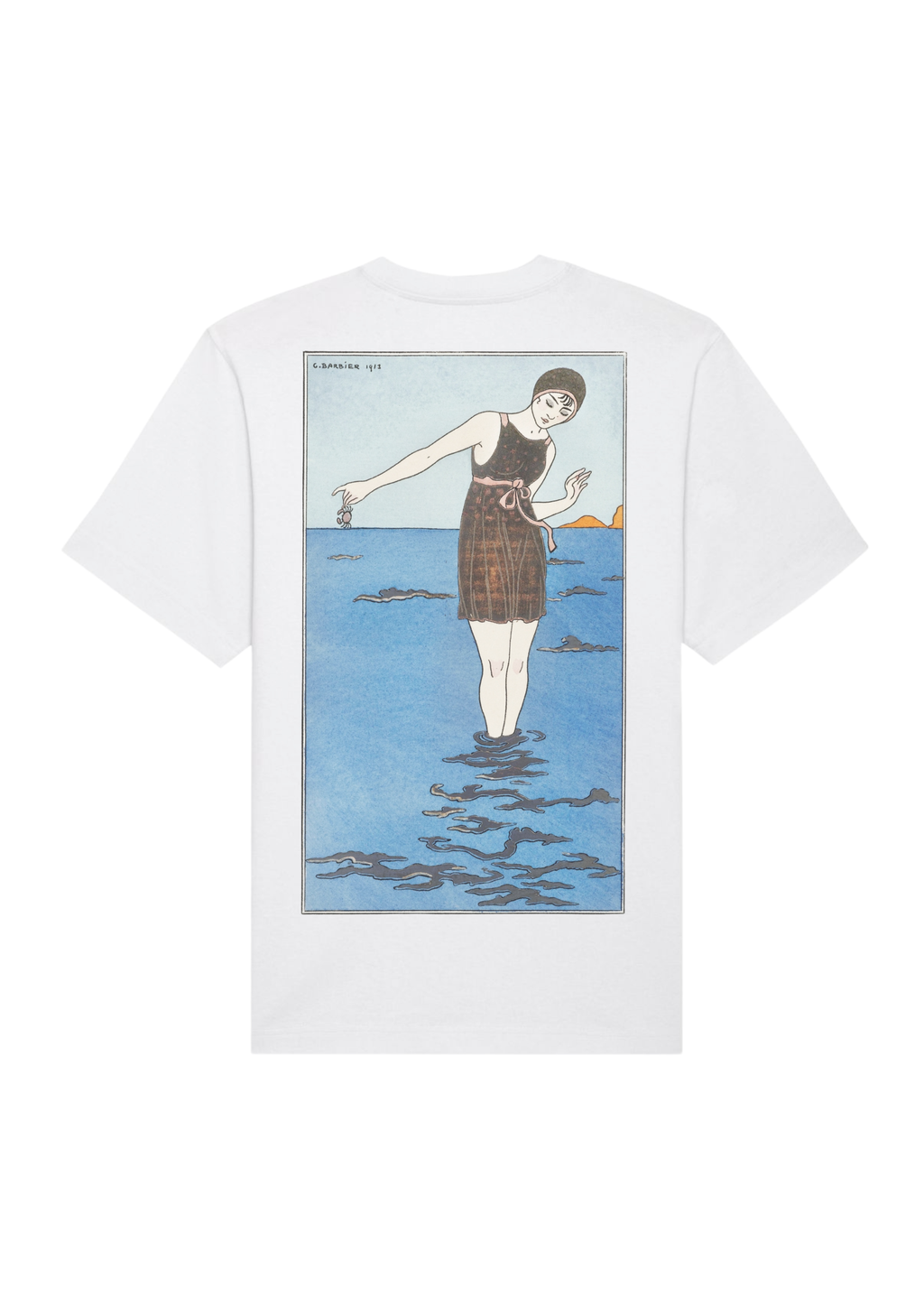 Costumes Parisiens: Grande robe du soir (1913) by G. Barbier Heavy Cotton T-shirt