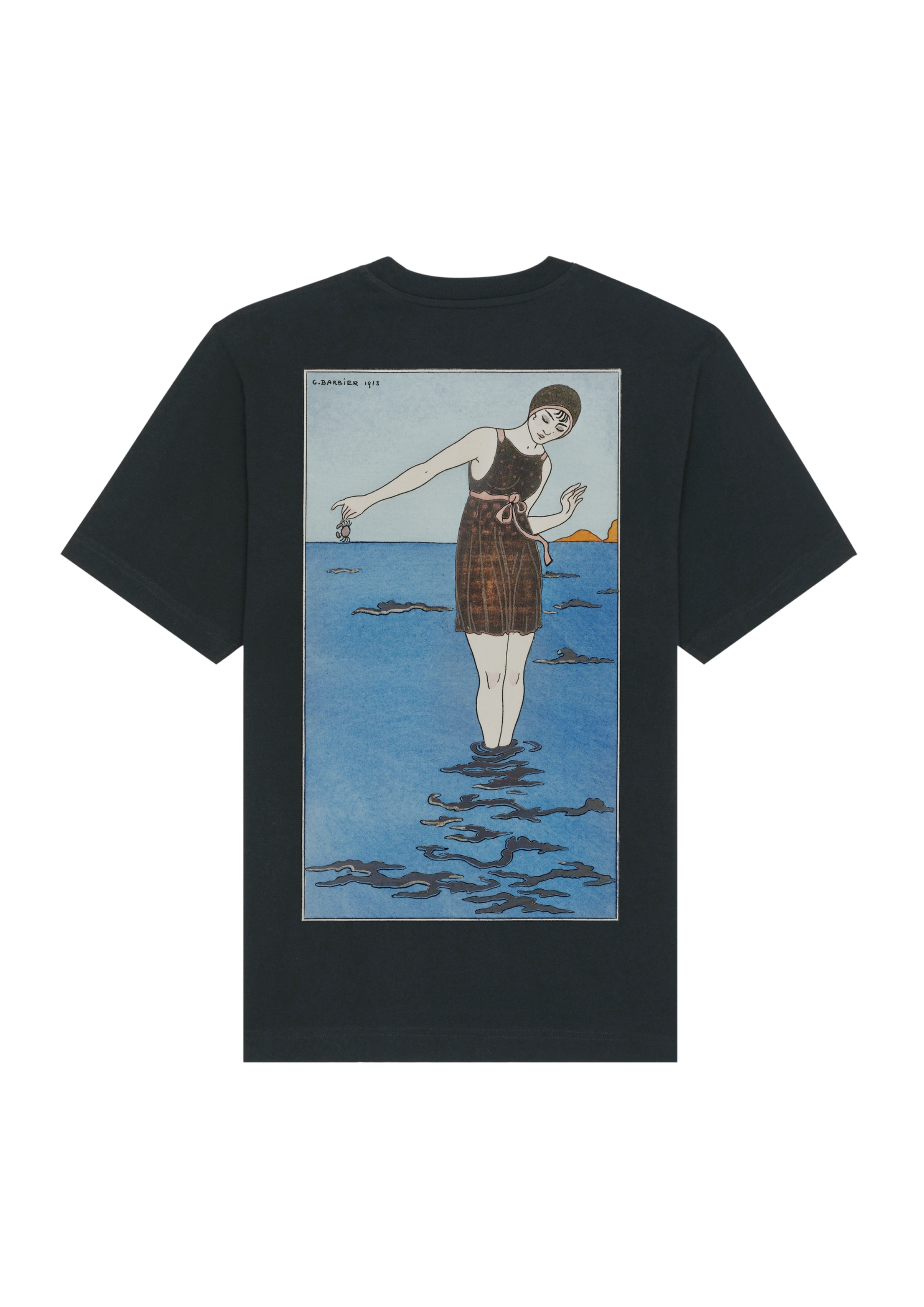 Costumes Parisiens: Grande robe du soir (1913) by G. Barbier Heavy Cotton T-shirt