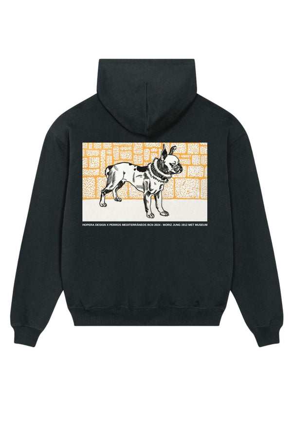 Pitbull Terrier (1912) By Moriz Jung Hoodie Black