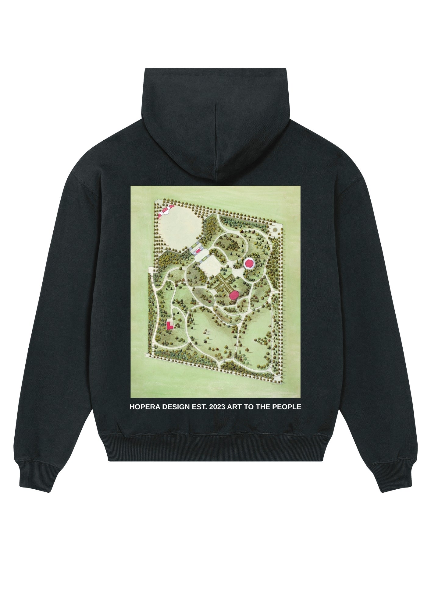 Washington Park (1936) by Meyer Goldbaum Black Hoodie