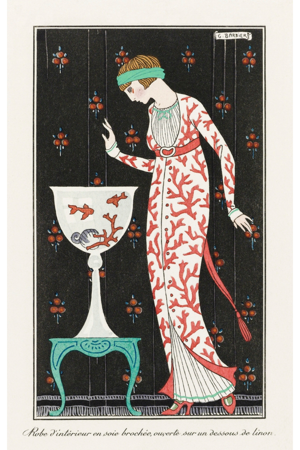 "Grande Robe du Soir"  by George Barbier (1913)